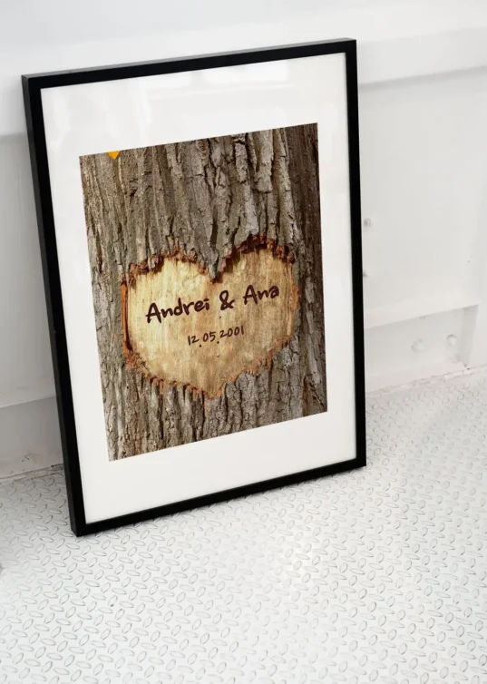 Tablou personalizat / Canvas Copac cu numele vostru