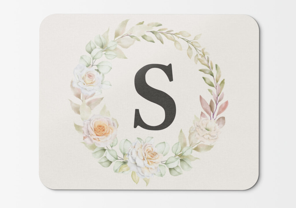 Mouse pad personalizat cu inițială