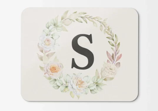 Mouse pad personalizat cu inițială