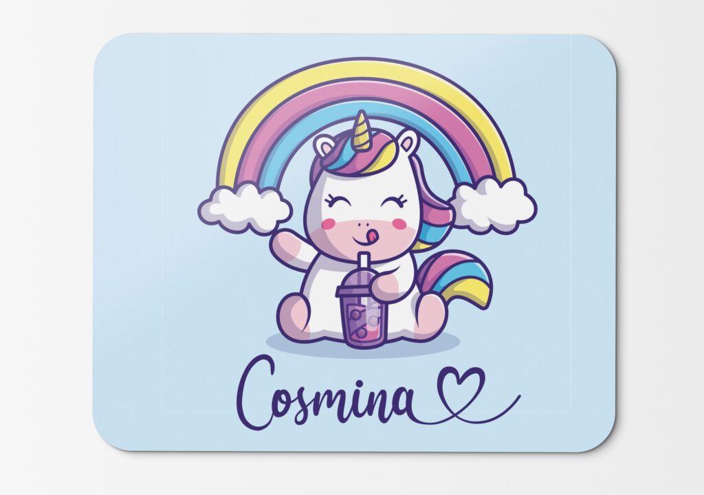Mouse pad personalizat Cute Unicorn