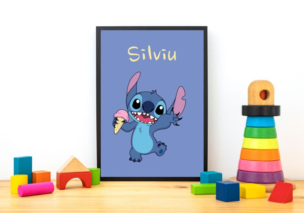 Tablou personalizat / Canvas Stitch si Nume