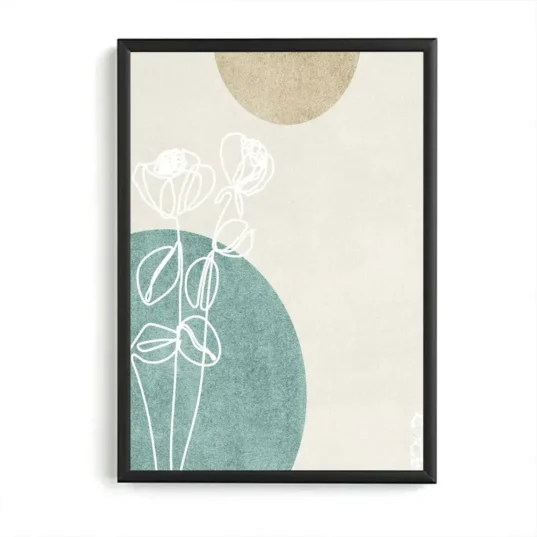 Tablou Abstract Geometric Floral 01 - imagine 6