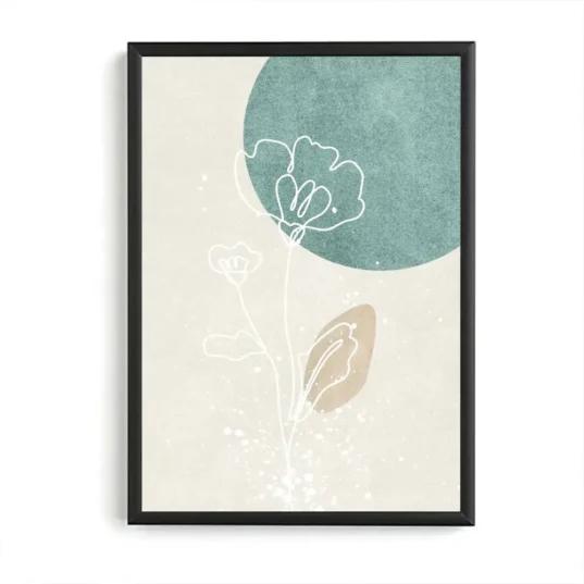 Tablou Abstract Geometric Floral 03 - imagine 7