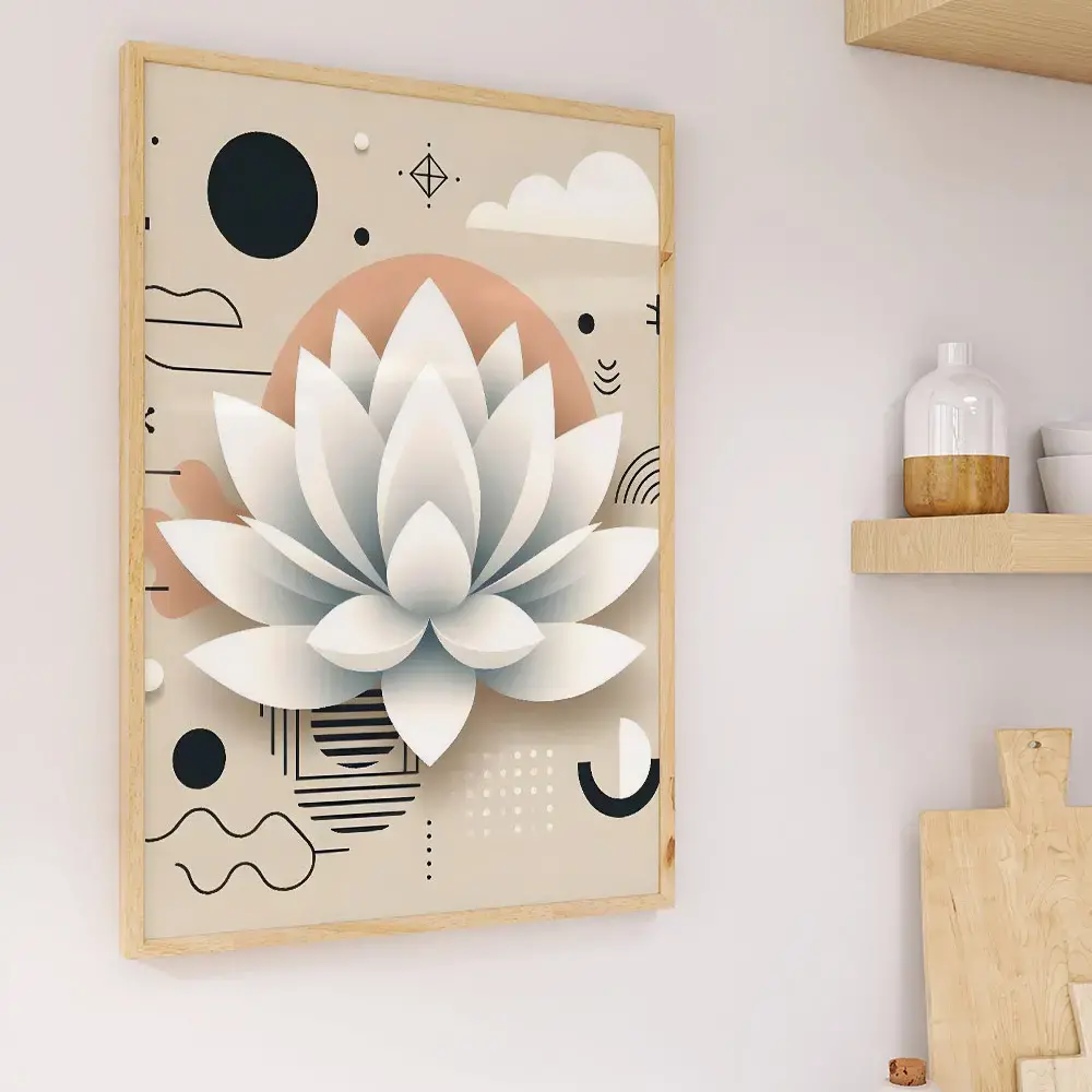 Tablou Arta Abstract Floral 01 - imagine 3