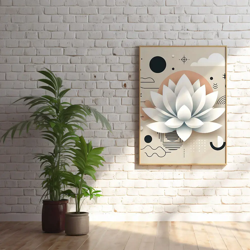 Tablou Arta Abstract Floral 01 - imagine 2