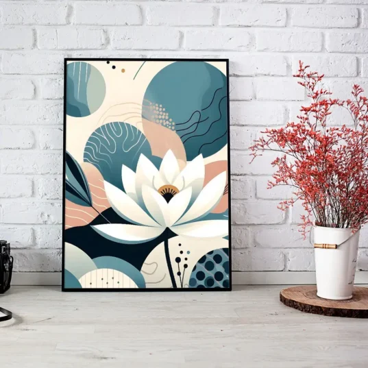 Tablou Arta Abstract Floral 05 - imagine 3