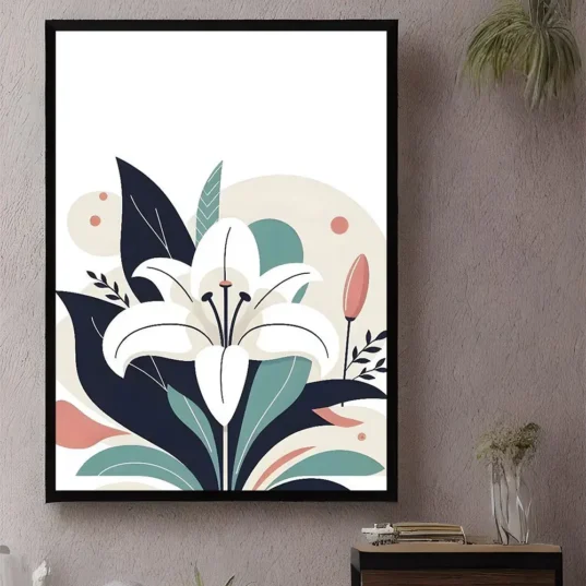 Tablou Arta Abstract Floral 06 - imagine 2