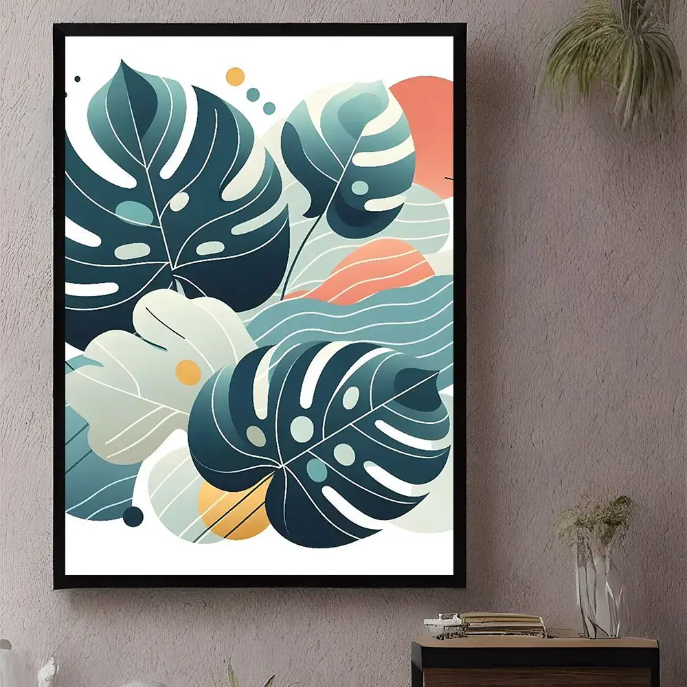 Tablou Arta Abstract Floral 07 - imagine 5