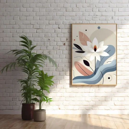 Tablou Arta Abstract Floral 09 - imagine 4