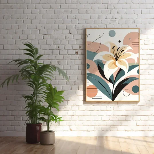 Tablou Arta Abstract Floral 12 - imagine 4