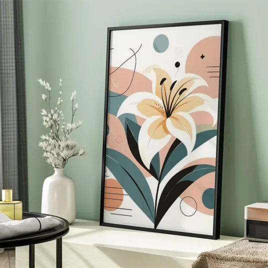 Tablou Arta Abstract Floral 12 - imagine 3