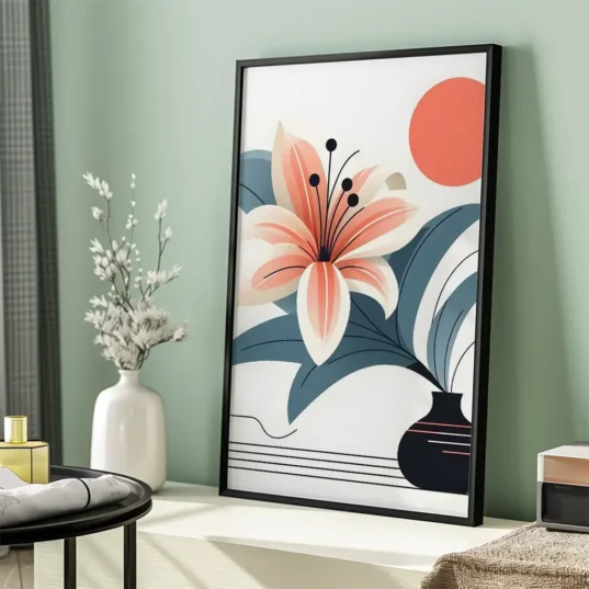 Tablou Arta Abstract Floral 13 - imagine 2