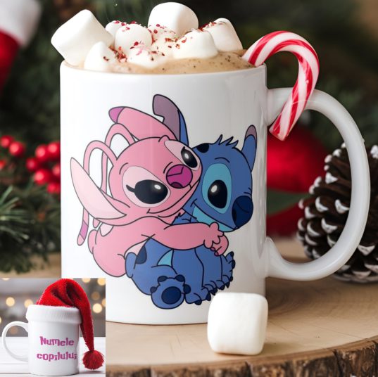 Cana personalizata Stitch