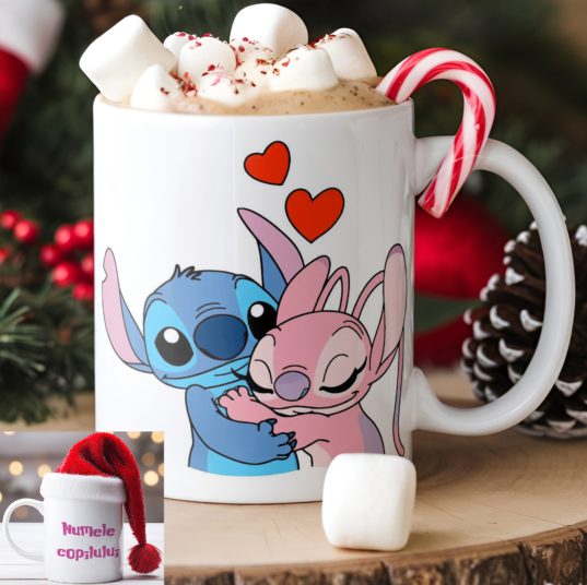 Cana personalizata Stitch