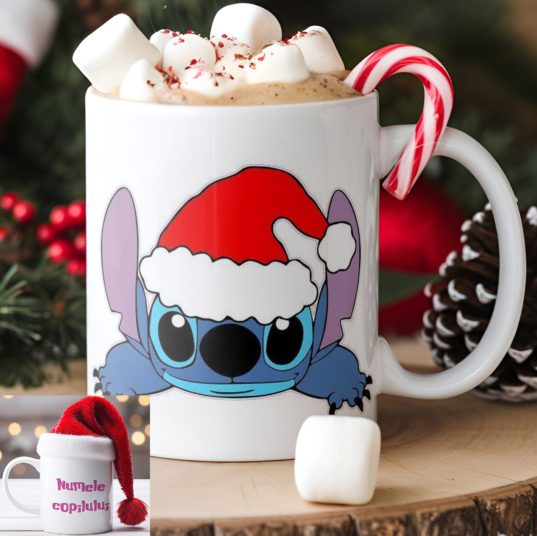 Cana personalizata Stitch