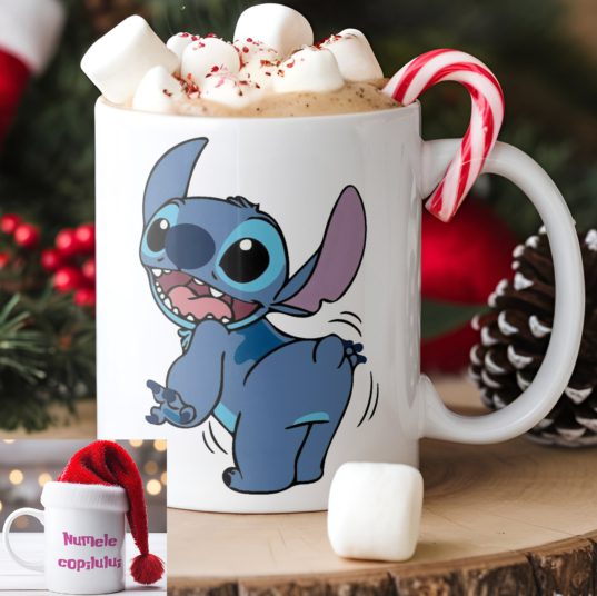 Cana personalizata Stitch