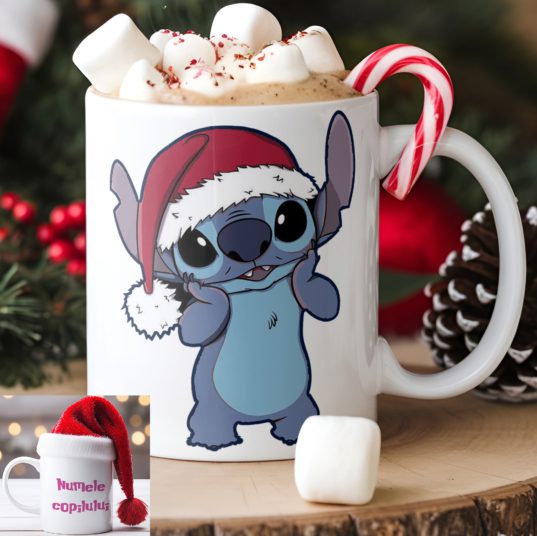 Cana personalizata Stitch