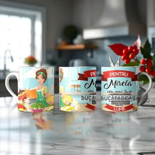cana personalizata pentru bucatareasa