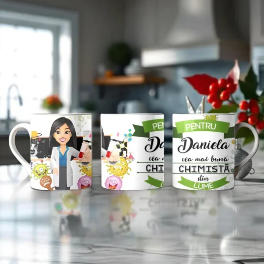 cana personalizata pentru chimista