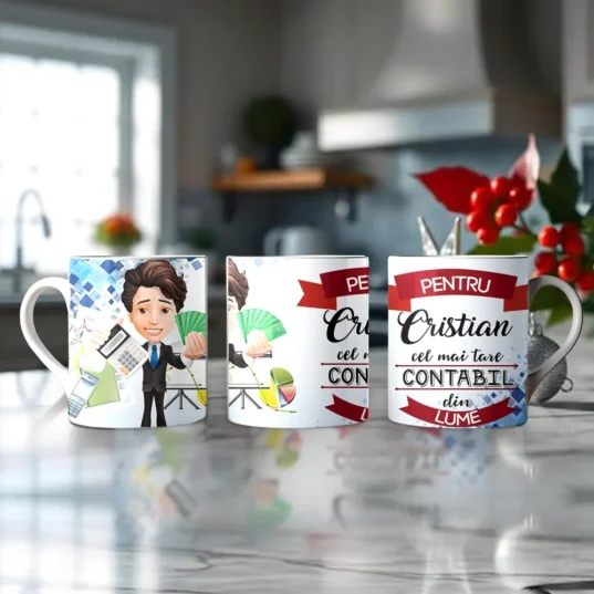 cana personalizata pentru contabil