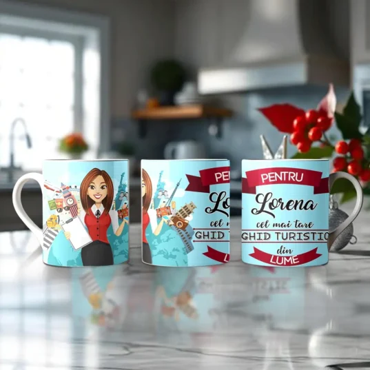 cana personalizata pentru ghid turistic