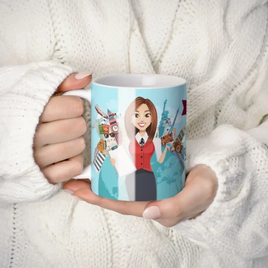 cana personalizata pentru ghid turistic