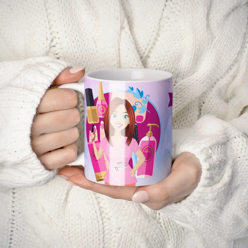 cana personalizata pentru manichiurista