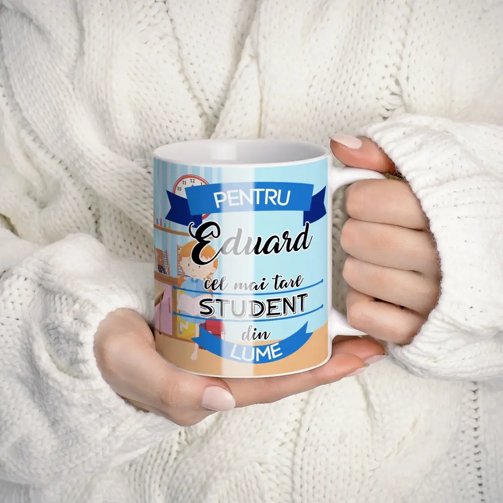 cana personalizata pentru student