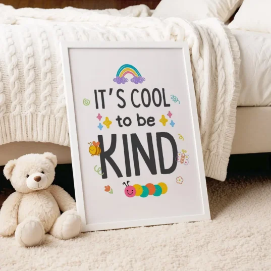 tablou motivational pentru camera copilului