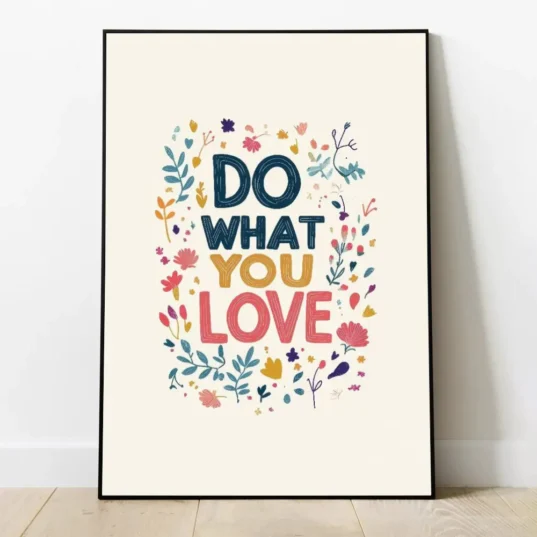 tablou motivational pentru camera copilului