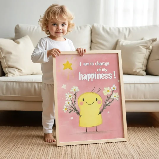 tablou motivational pentru camera copilului