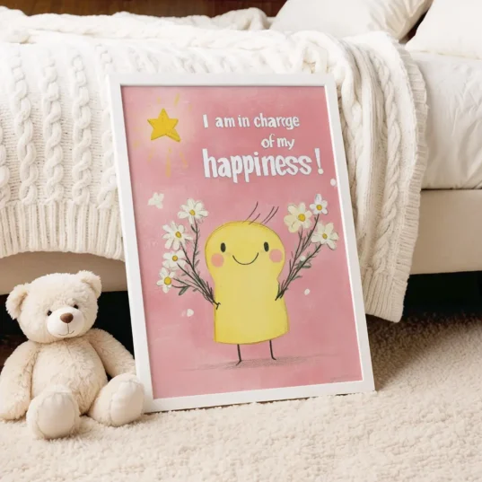 tablou motivational pentru camera copilului