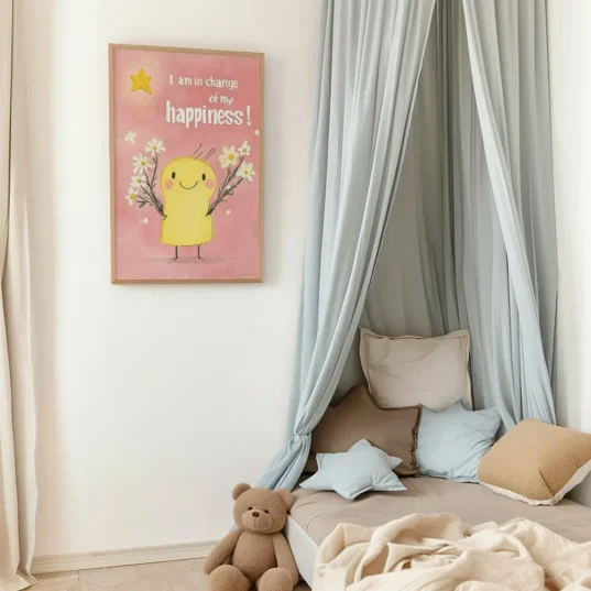 tablou motivational pentru camera copilului