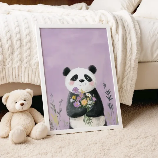 Tablou Bright Pastel - model Ursulet 02 - imagine 5