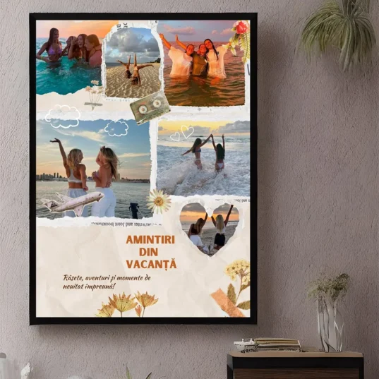 tablou personalizat Amintiri din Vacanta