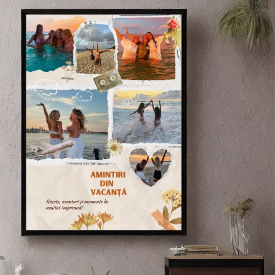 Tablou personalizat Amintiri din Vacanta