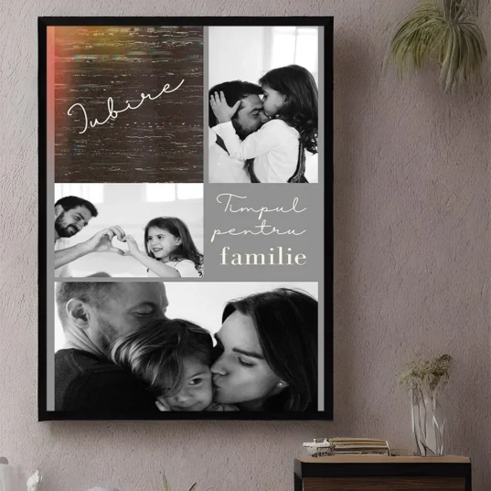 Tablou personalizat Timpul pentru familie