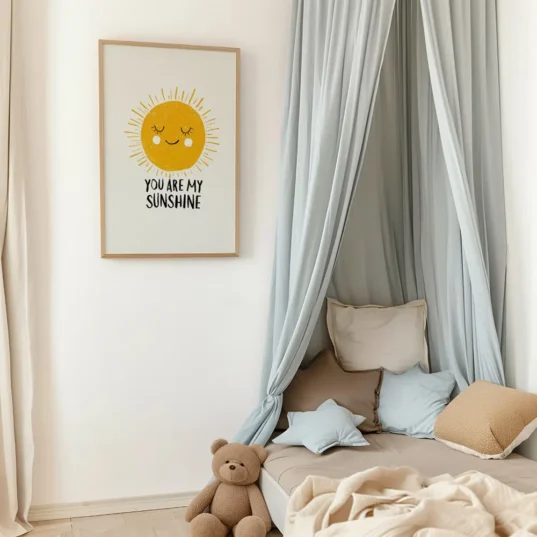 tablou motivational pentru camera copilului