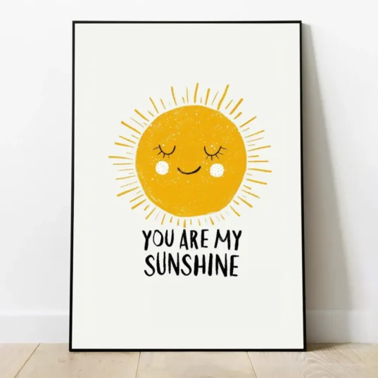 tablou motivational pentru camera copilului