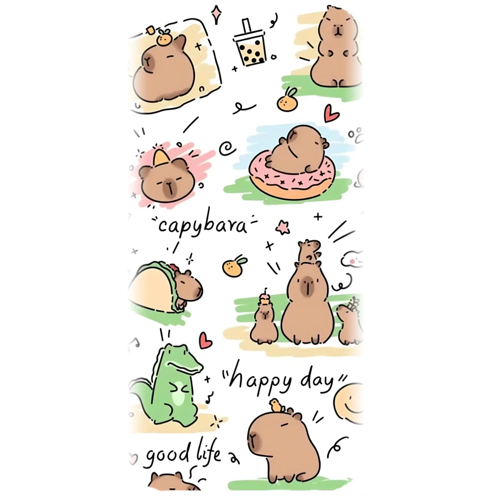 Husa cu Capibara personalizata - model 003