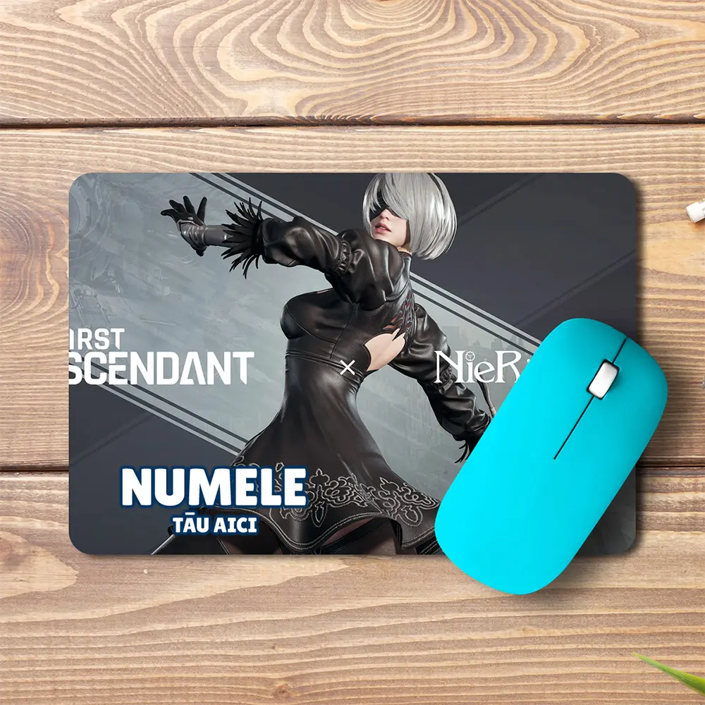 Mouse pad The First Descendant Wallpaper personalizat cu numele tău