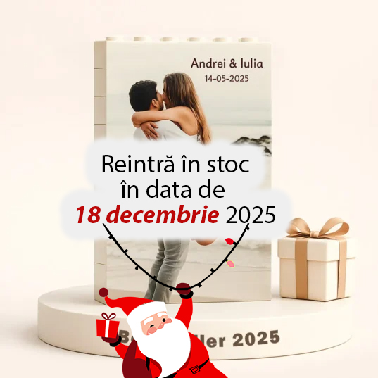 LEGO Personalizat cu Poză și Text